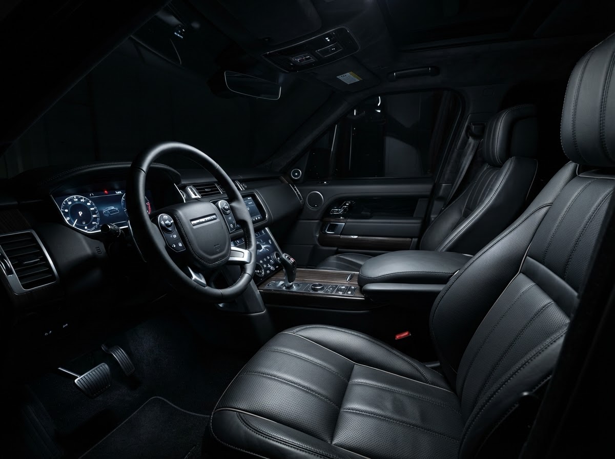 Detailed SUV interior