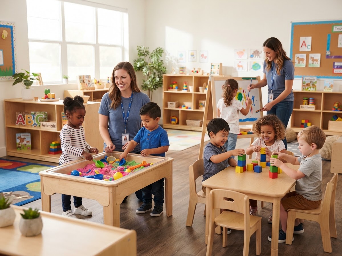 Toddler program at Lakeview Development Center