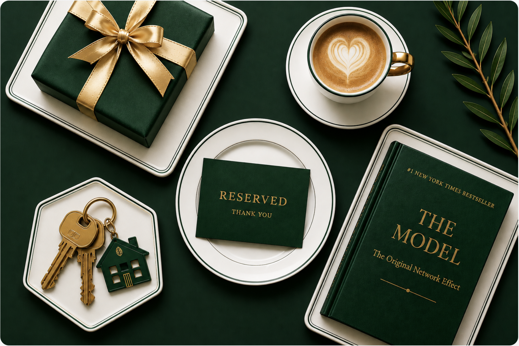 The World Still Works This Way - The Model, coffee, reserved card, keys
