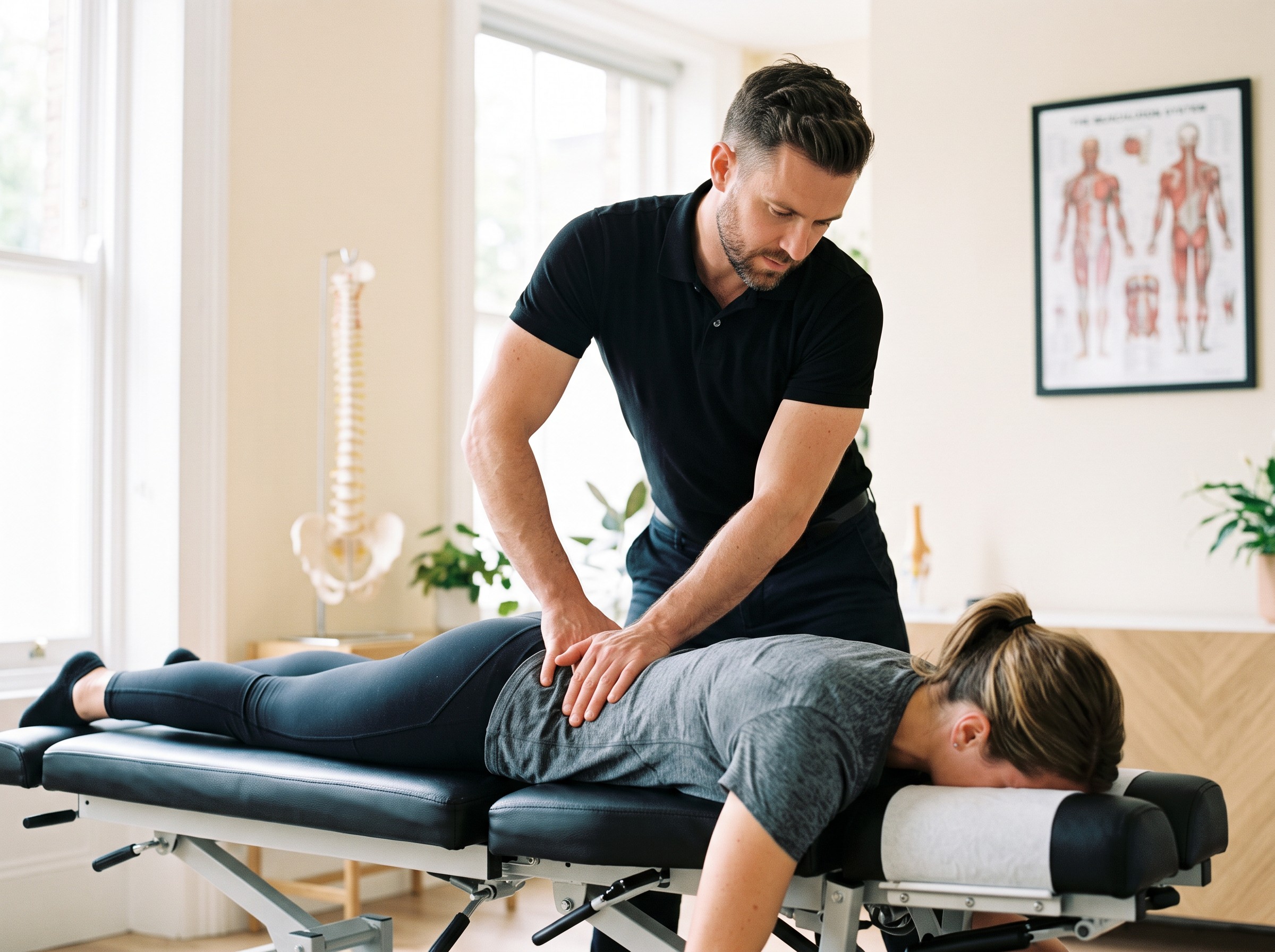Chiropractic practice new-patient visit