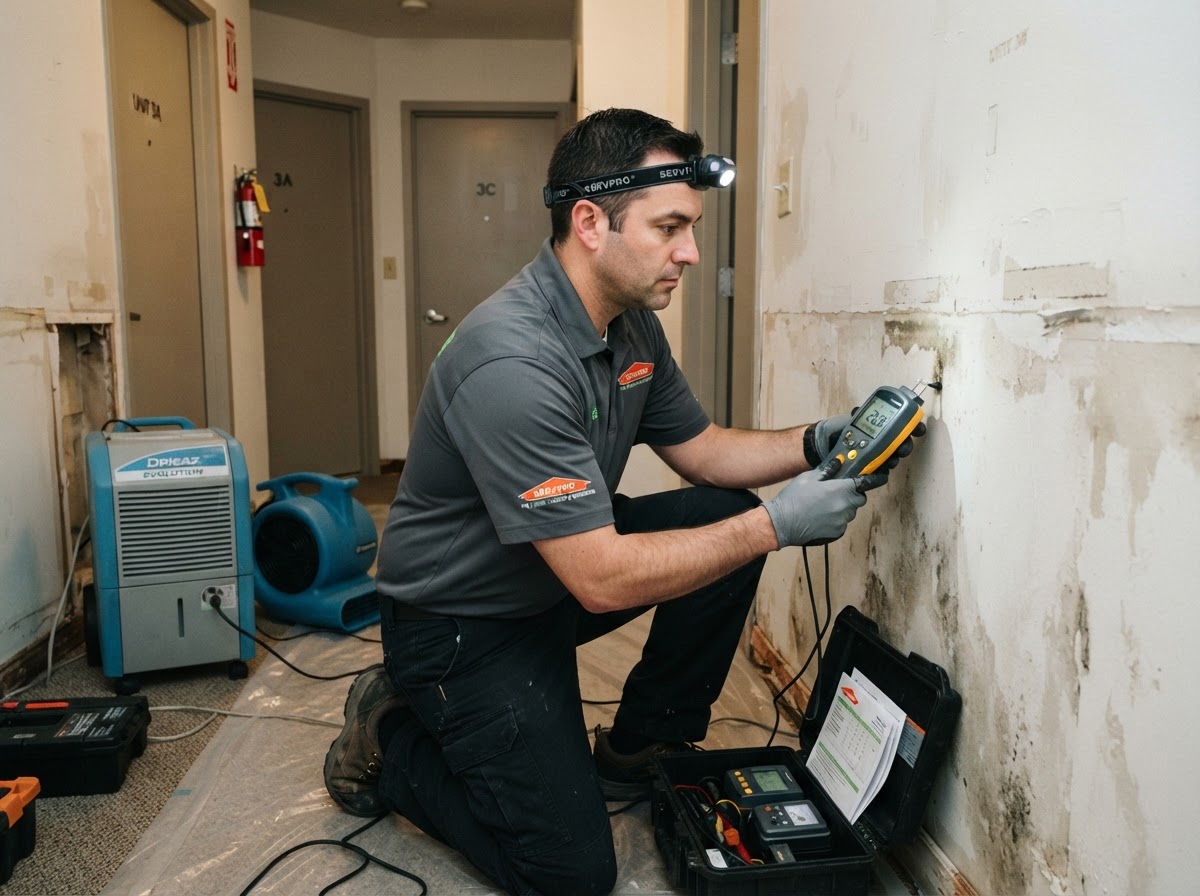 Condo water and fire damage restoration near Claremont