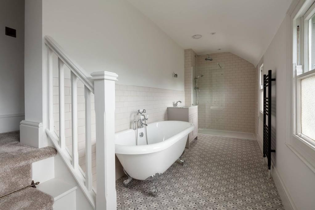 FOXECO period bathroom refurbishment with freestanding bath in Suffolk
