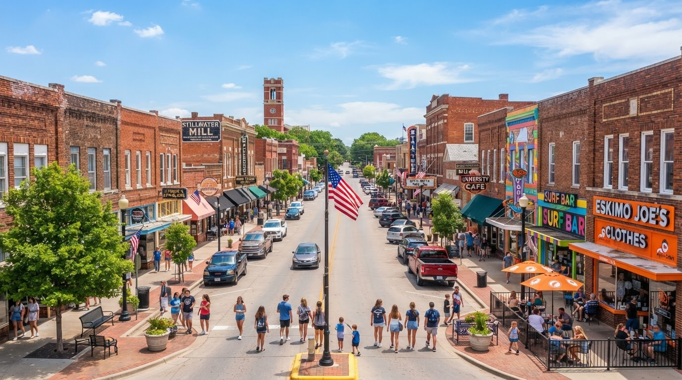 Downtown Stillwater Oklahoma