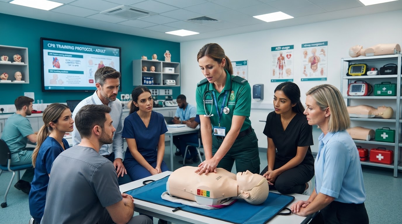 Paramedic First Aid Training Session
