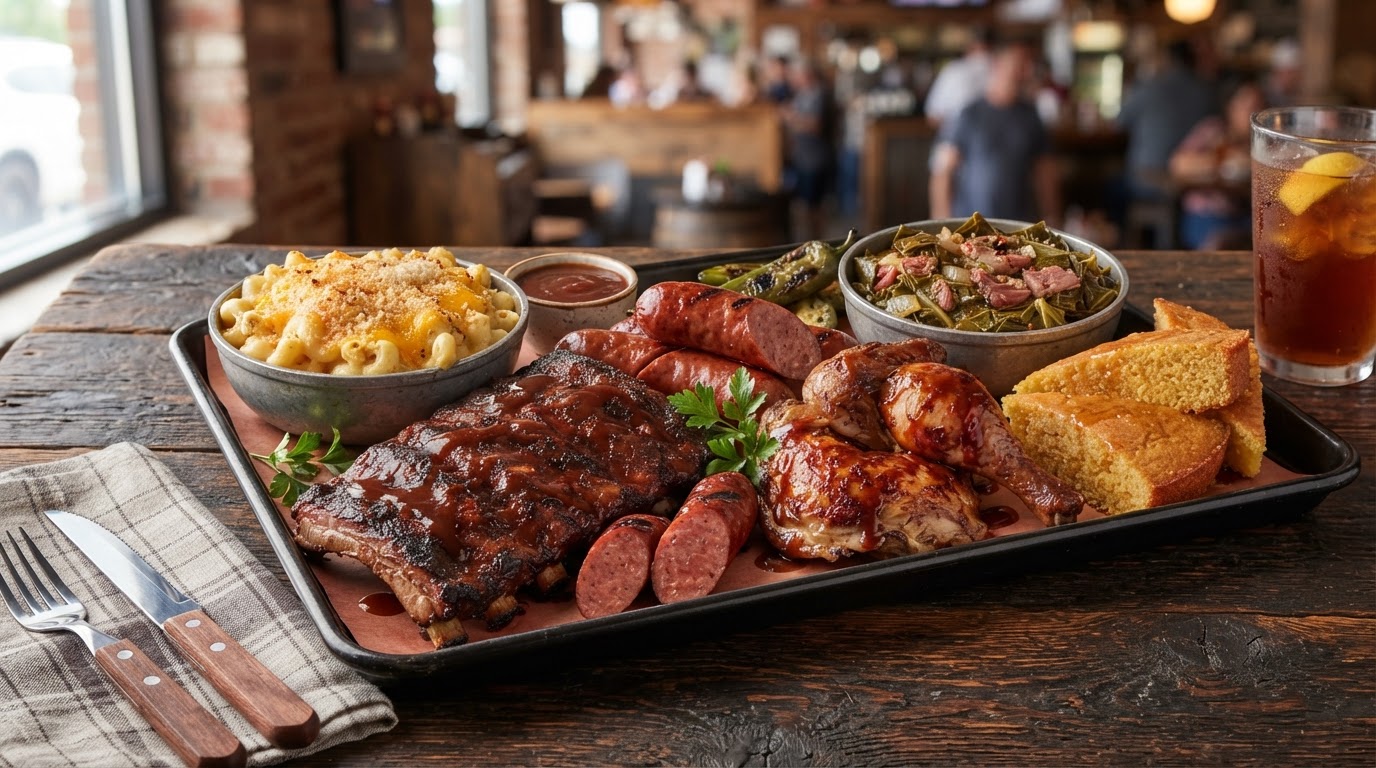 BBQ Platter Background