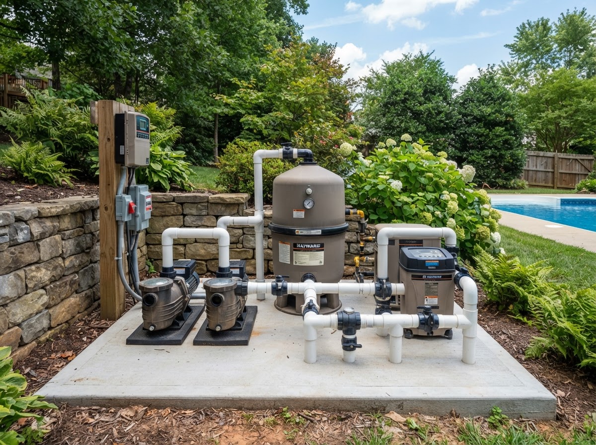 Pool equipment and filtration pad