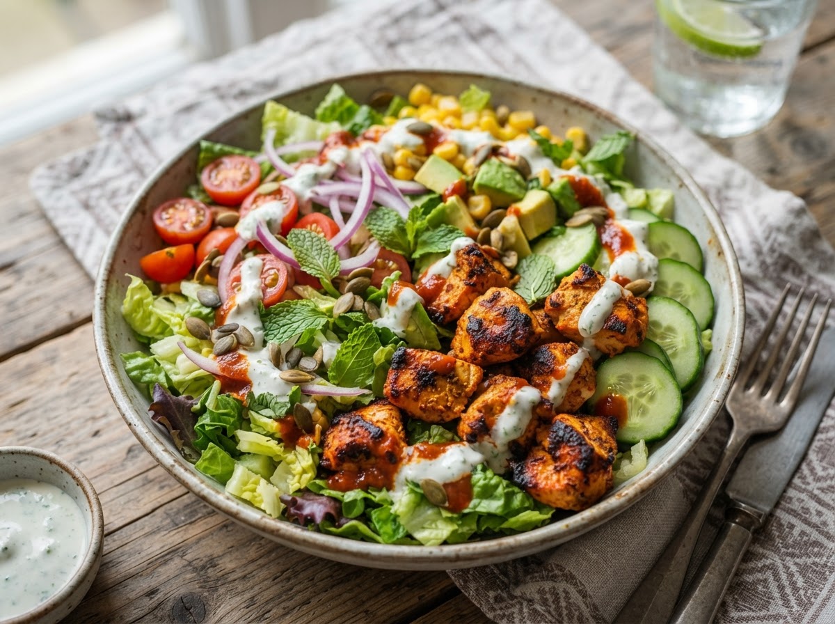 Salade Poulet Tikka