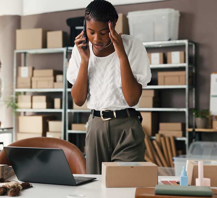Business owner overwhelmed by fragmented software and missed inbound calls