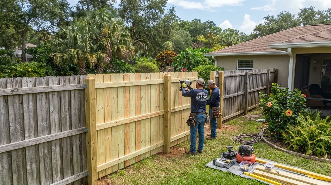 Fence repair and fence replacement near Gainesville