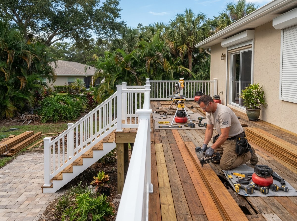 Deck repair and deck replacement in Gainesville Florida