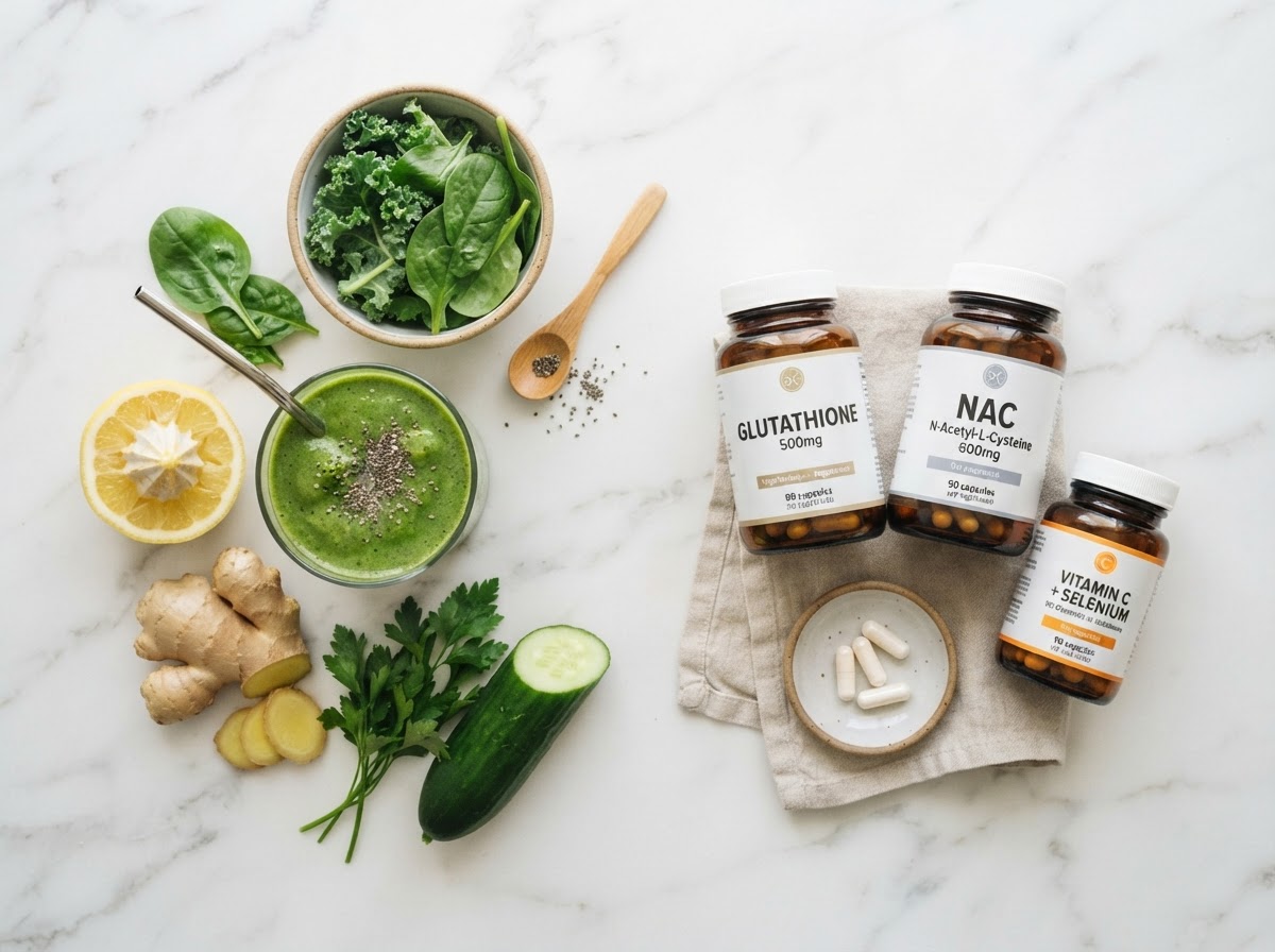 Detox-supporting whole foods and nutrients