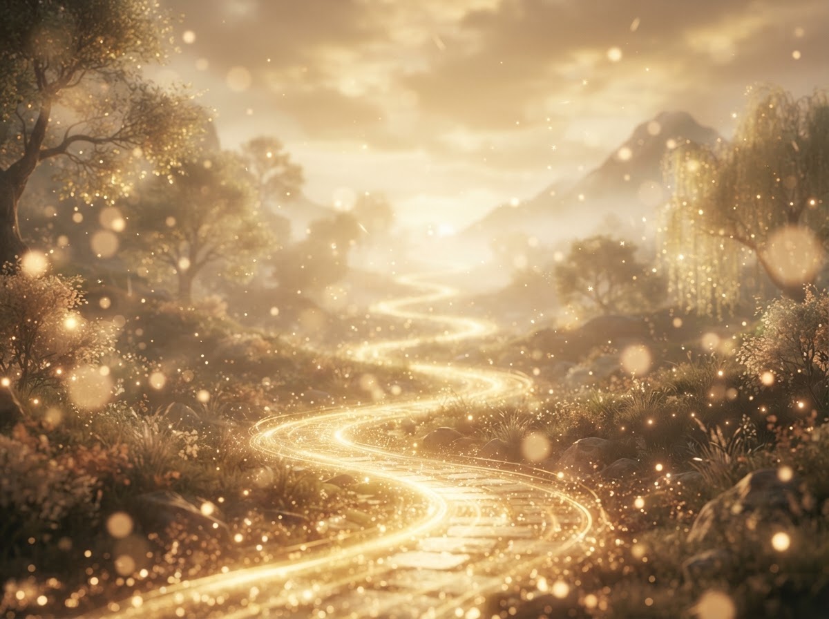 Goldener Lichtweg — dein Seelenweg wird sichtbar