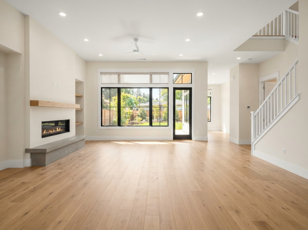 Newly remodeled interior of 214 Shea Street, Garland, TX