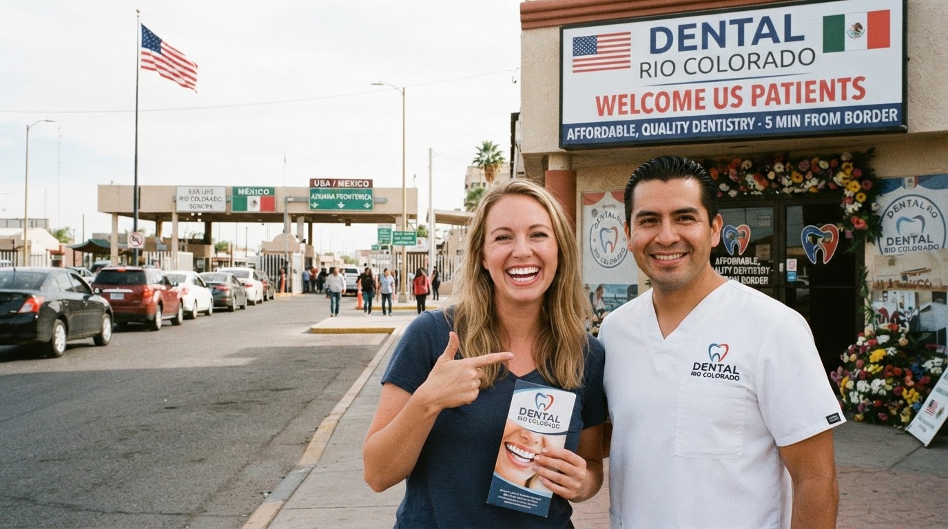 Dental tourism border region map
