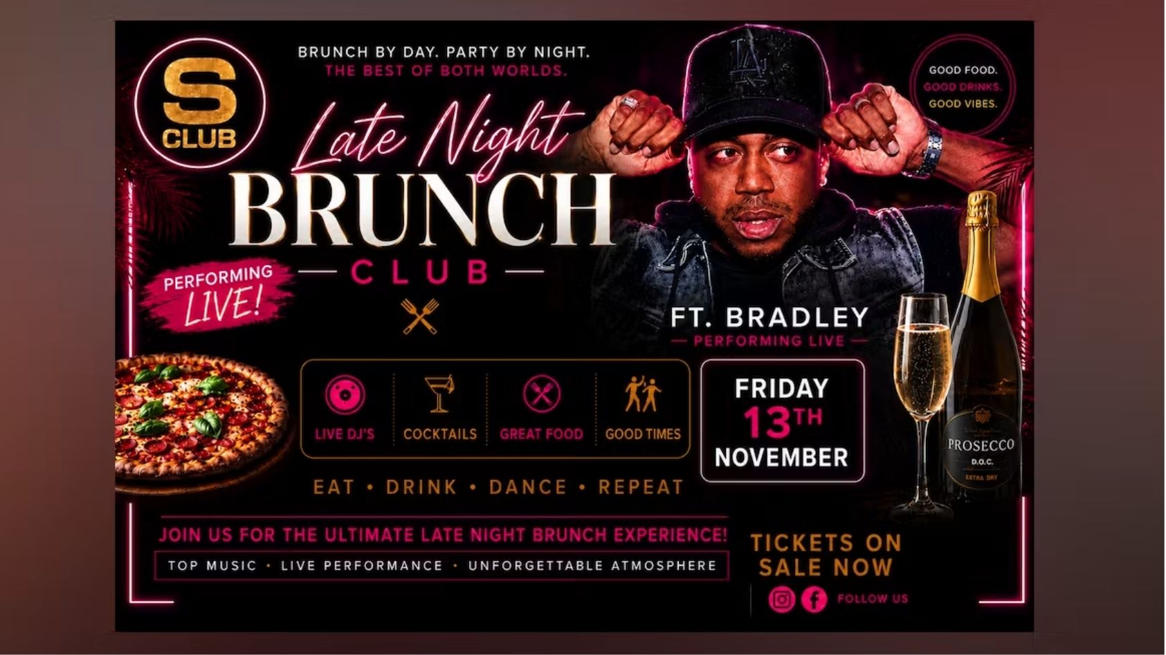 S Club's Late Night Brunch ft. Bradley
