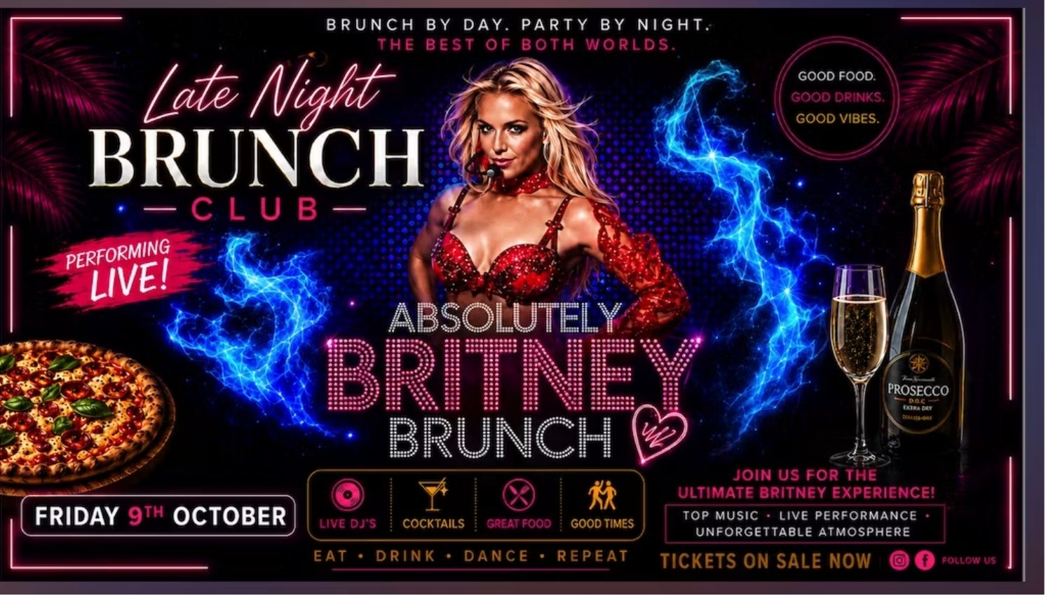 Absolute Britney Late Night Brunch at Empire Theatre Rotherham