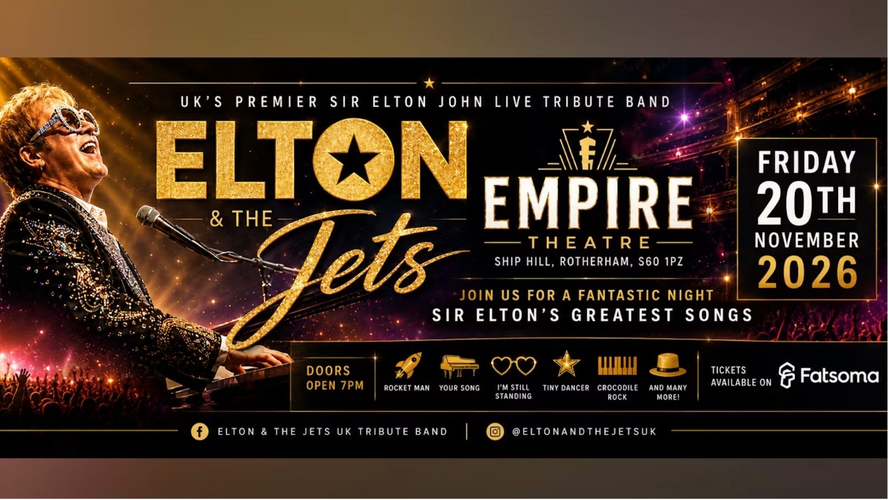 Elton & The Jets - The UK's No1 Elton John Tribute Band