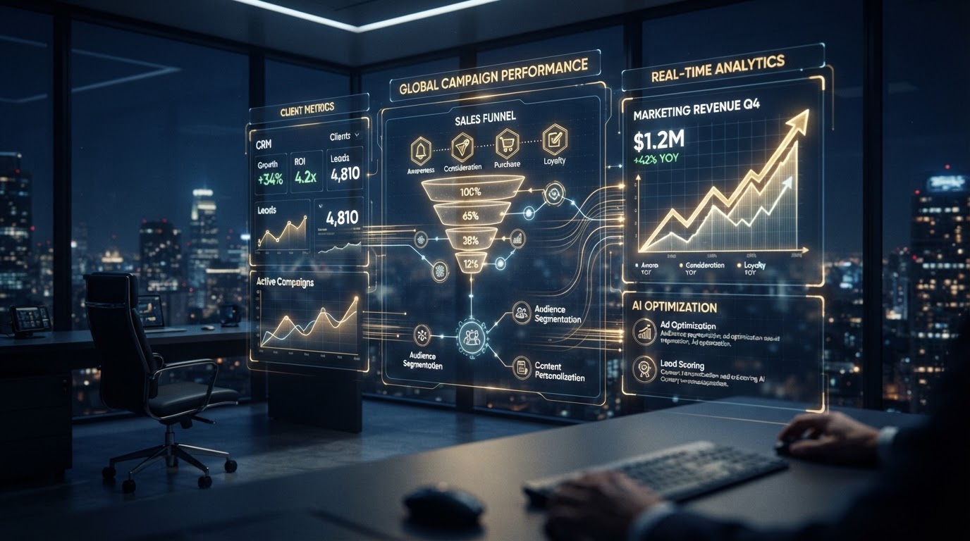 AI growth engine command center