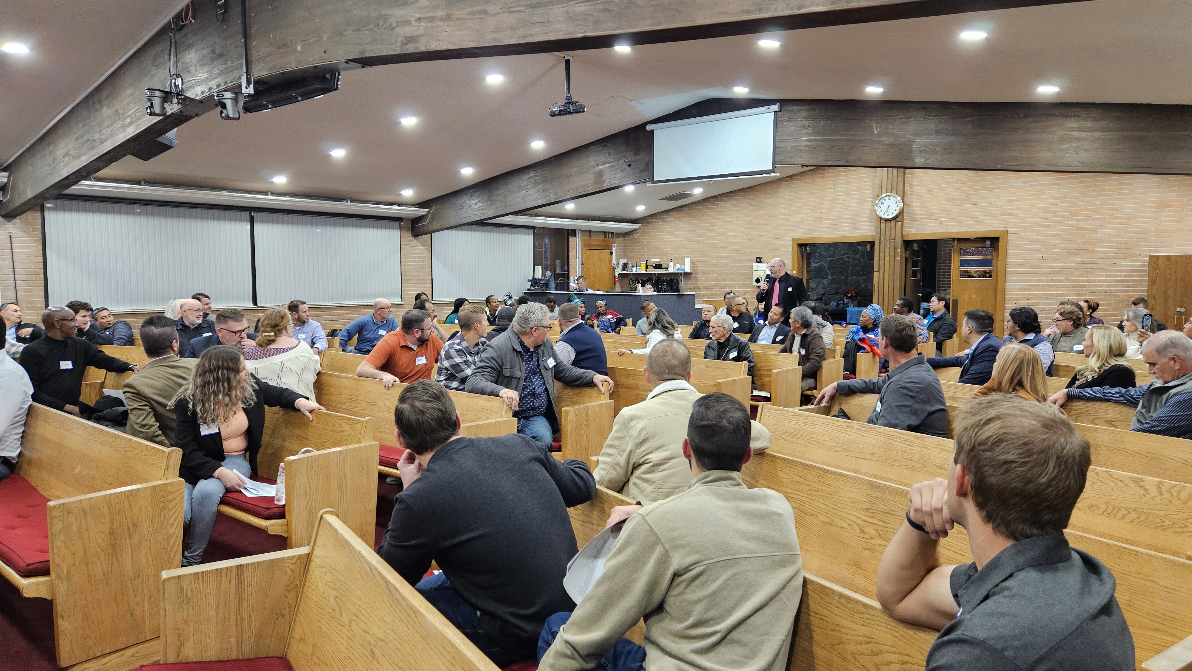 Fellowship and gathering at Annual Meeting