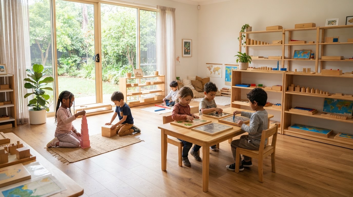 Montessori One classroom background