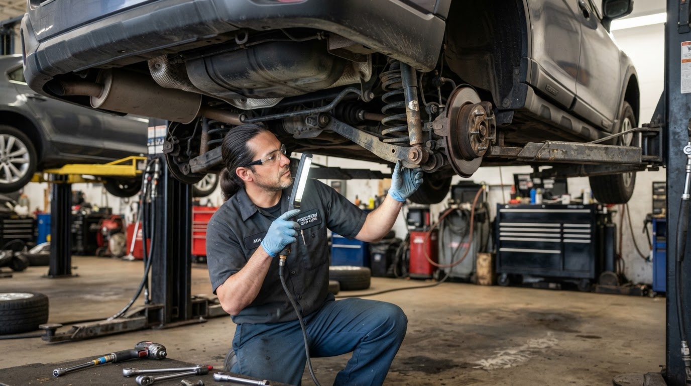 Automotive suspension and steering repairs