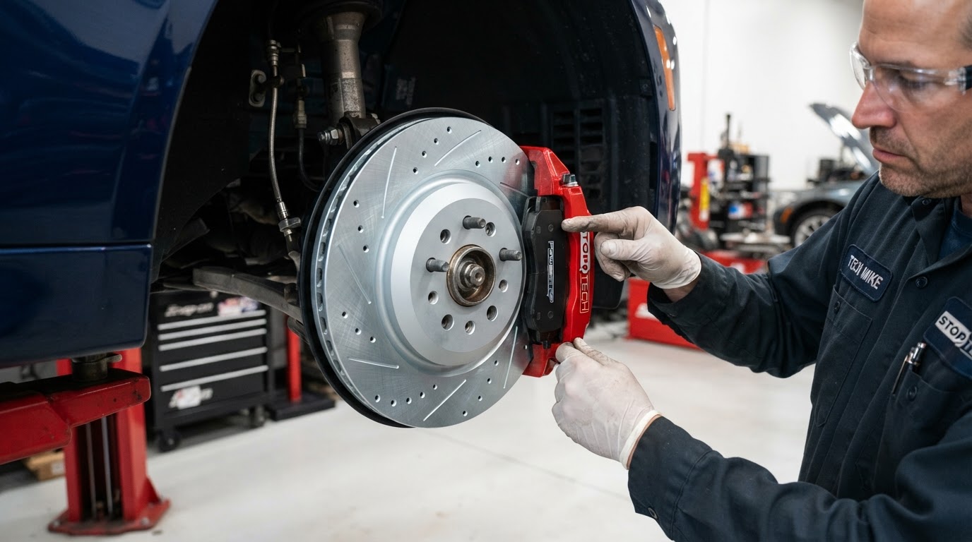 Brake repair and rotor replacement service