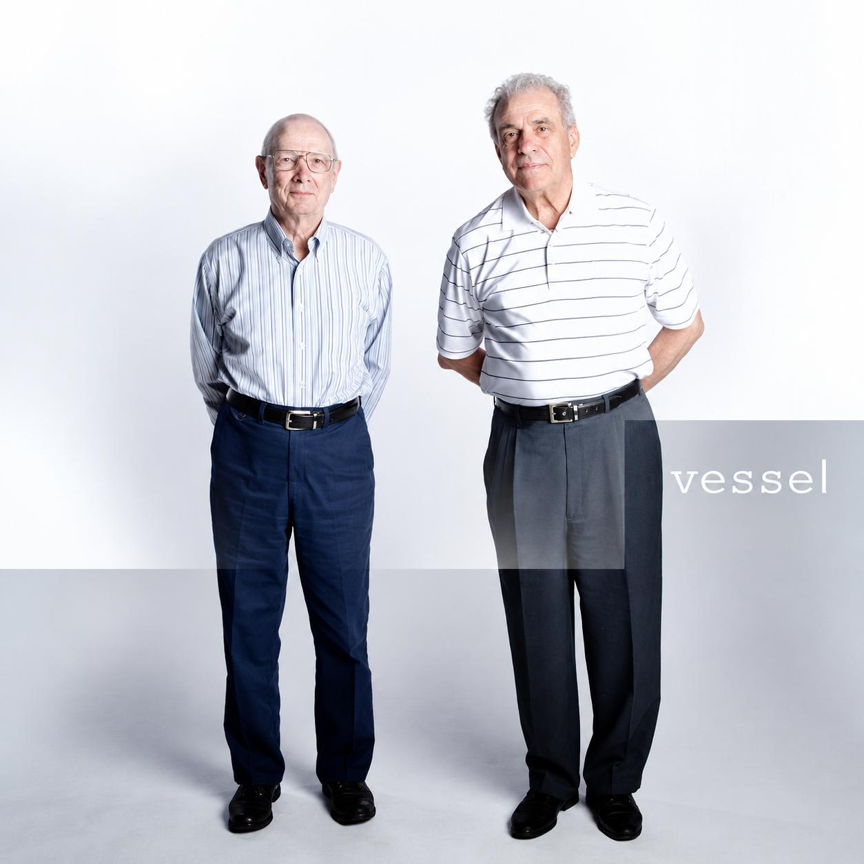 Original Vessel album front cover, the two grandfathers in their correct positions
