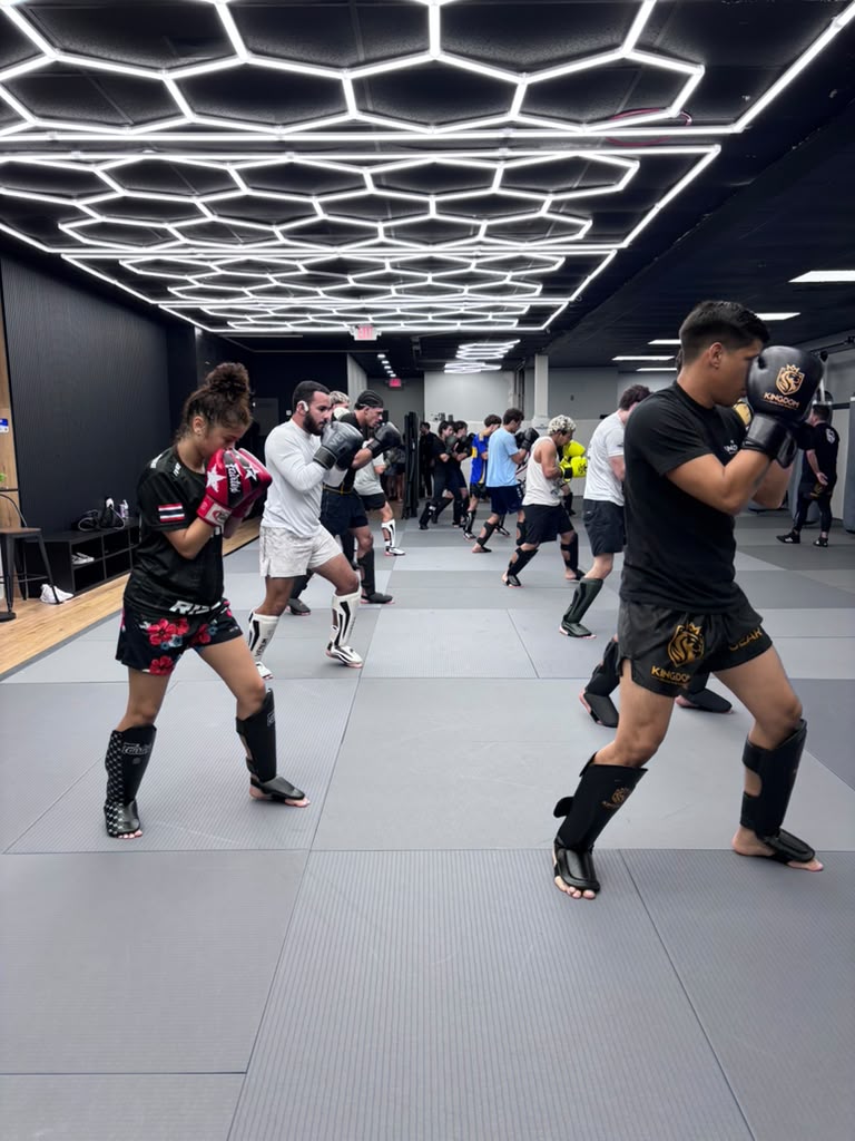 Kingdom Martial Arts striking and kickboxing class