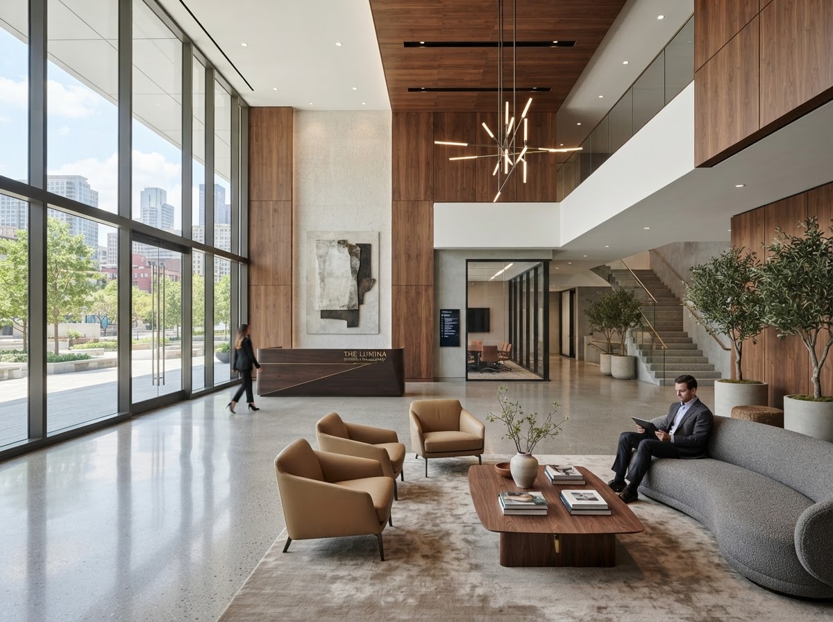 Modern interior representing ALUGIA Services
