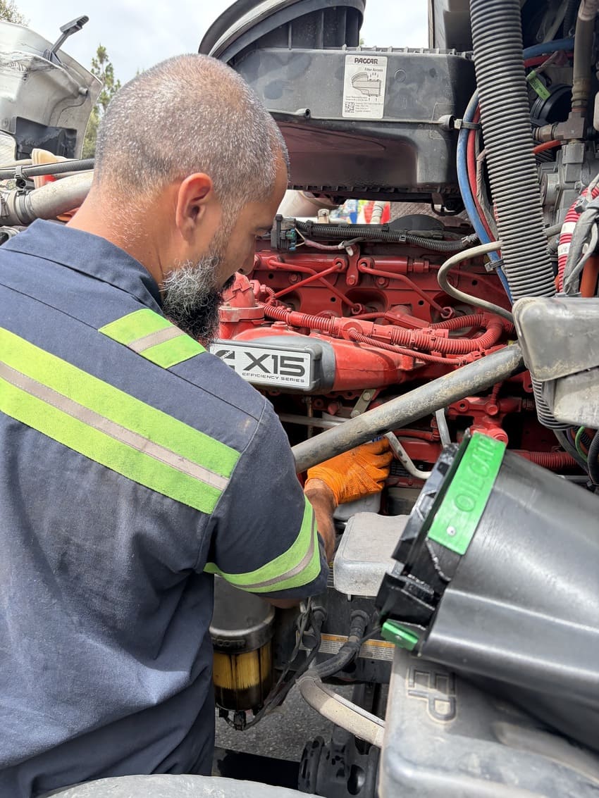 Commercial diesel truck repair work 12
