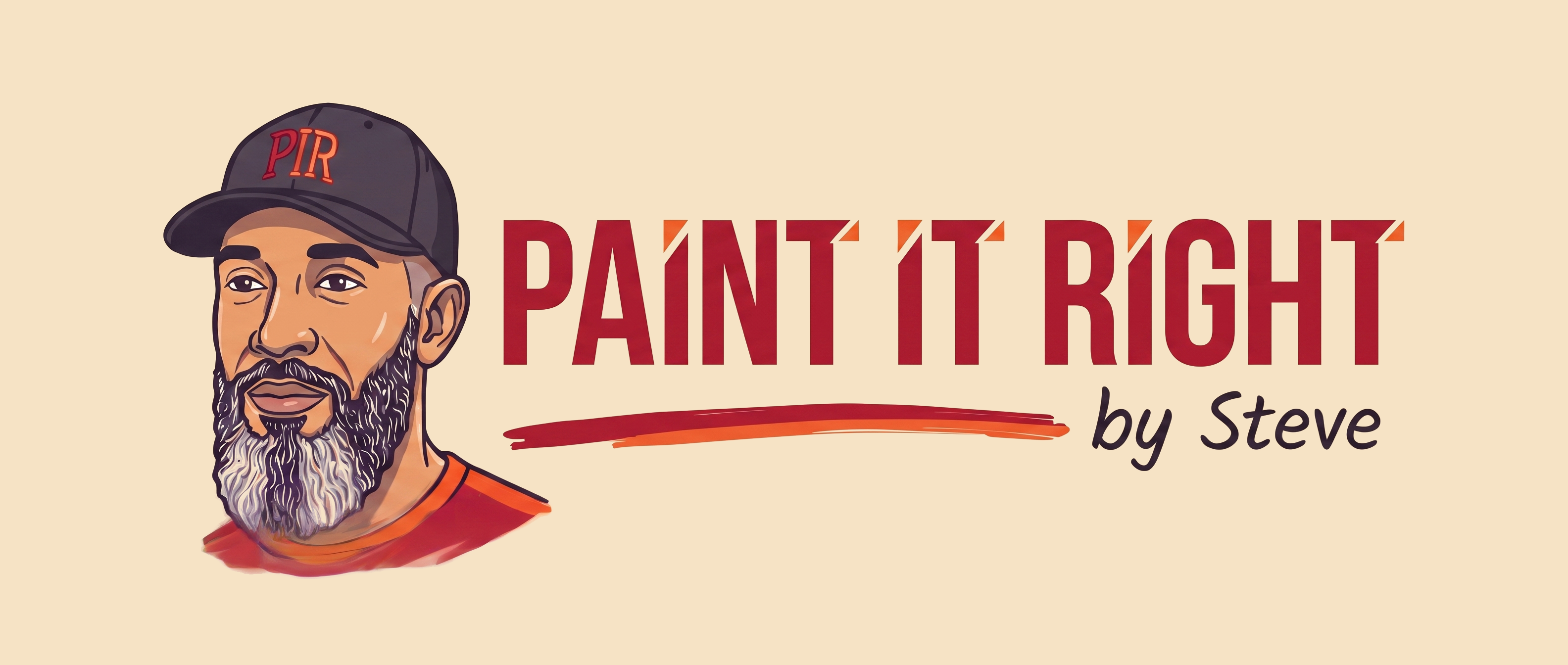 Paint It Right by Steve Logo