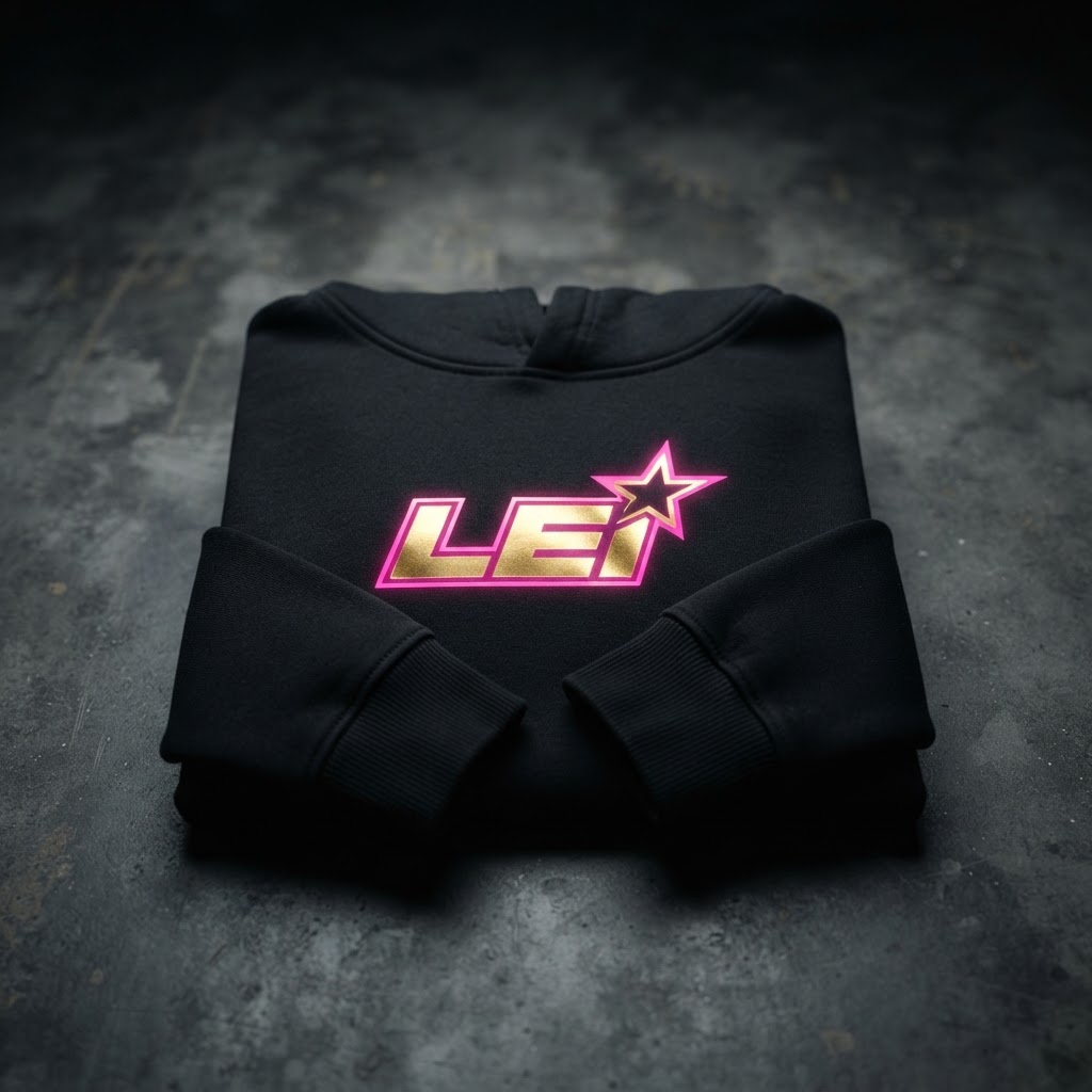 "LEI" Cropped Hoodie