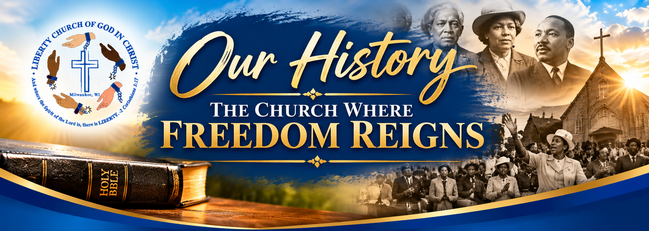 Our History — The Church Where Freedom Reigns, Liberty Church of God in Christ