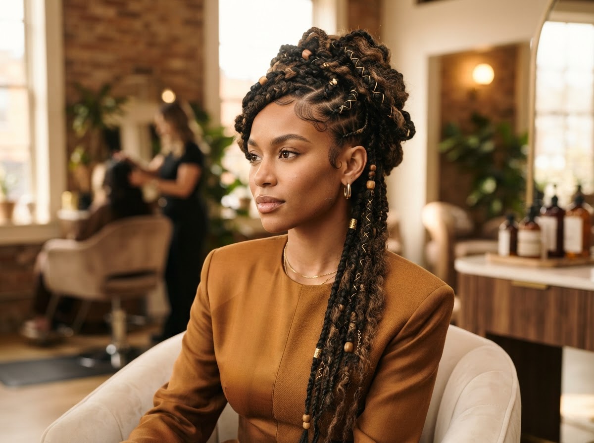 Artistic Braiding & Textured Styling