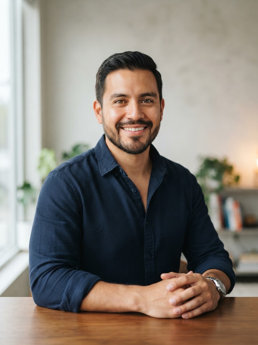 Coach David Parada — retrato profesional
