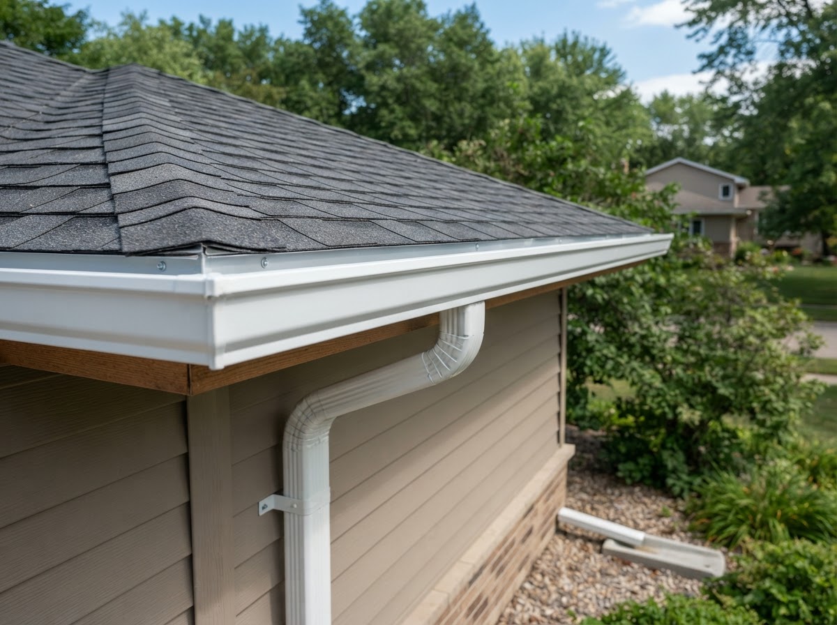 Completed gutter project 1