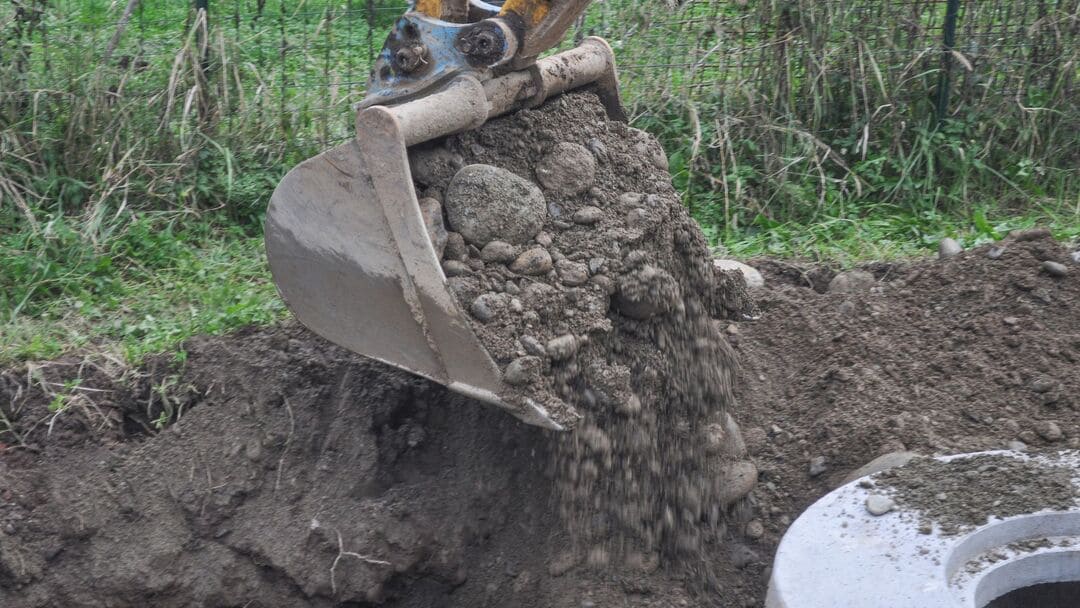 Can earthmoving machinery get into residential backyards?