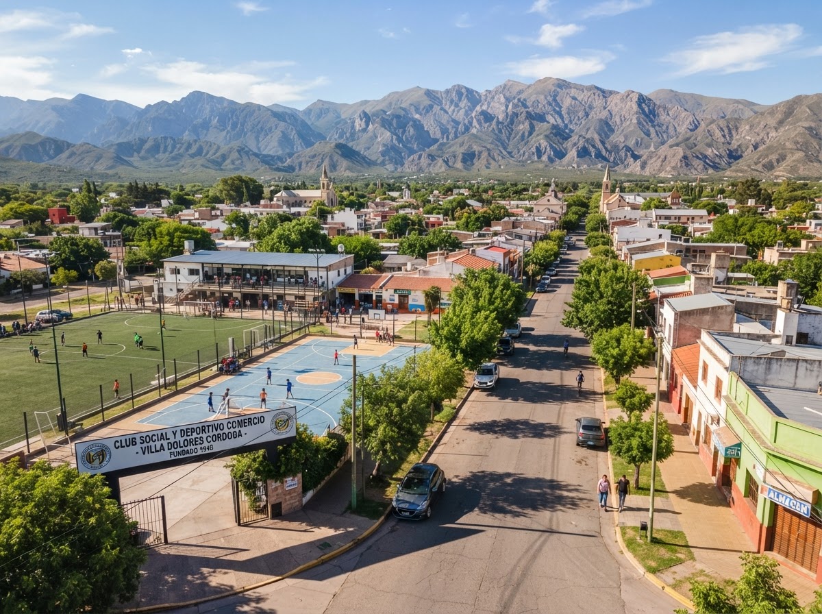 Alojamiento cerca del Club Comercio de Villa Dolores