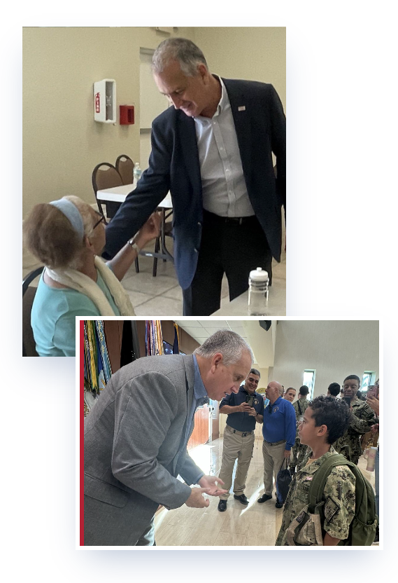 Congressman Mario Diaz-Balart at work
