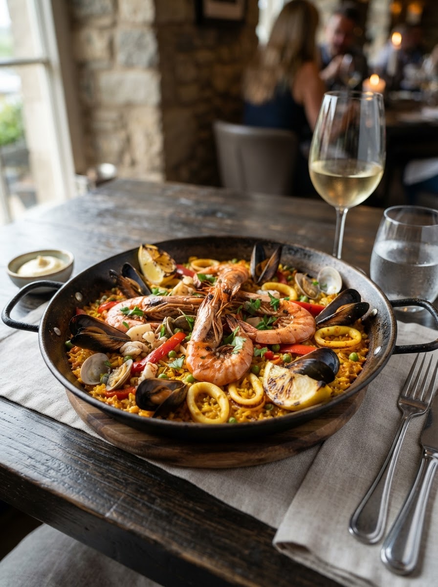Paella de mariscos