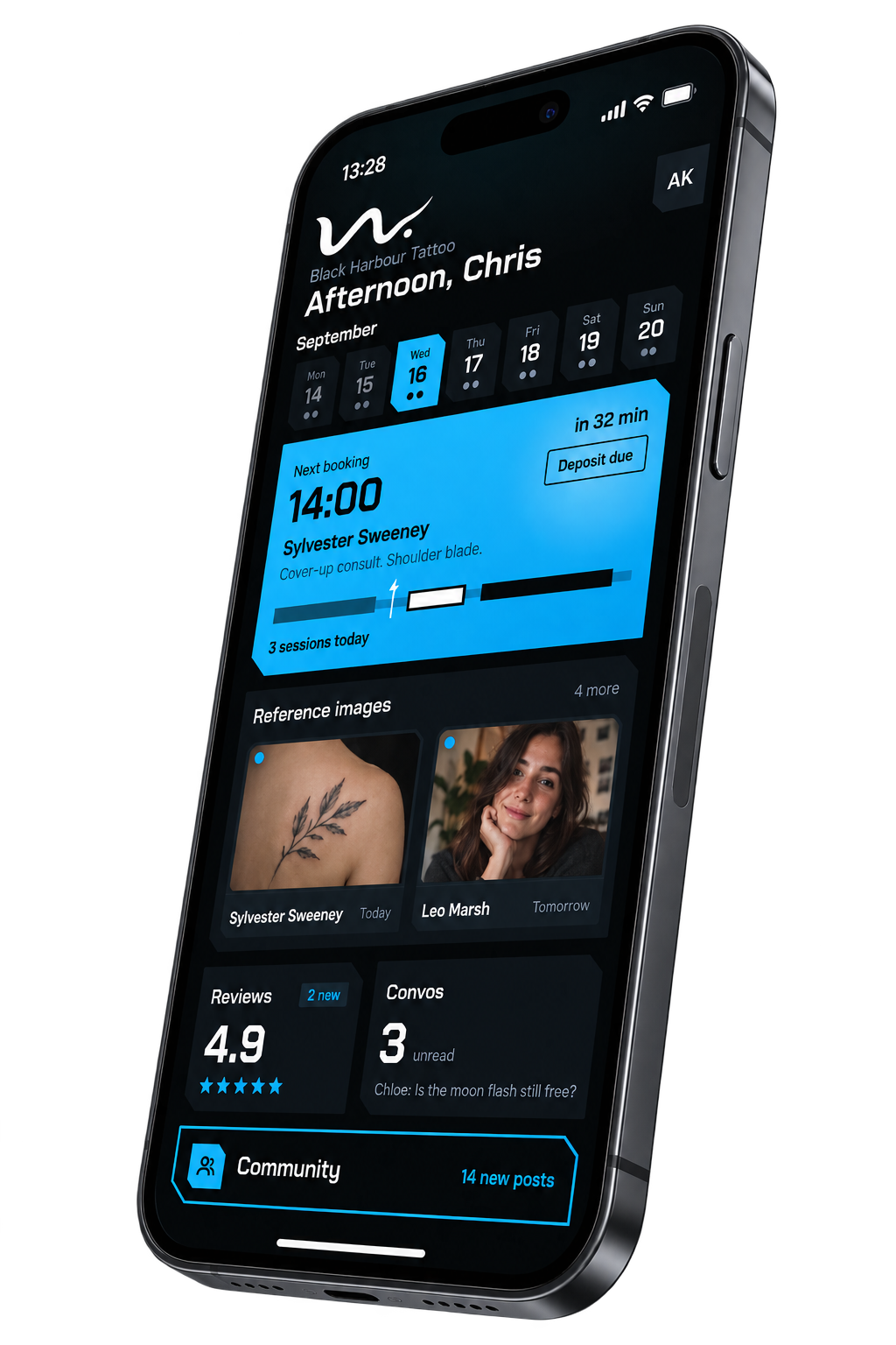 NovaFlow app interface preview