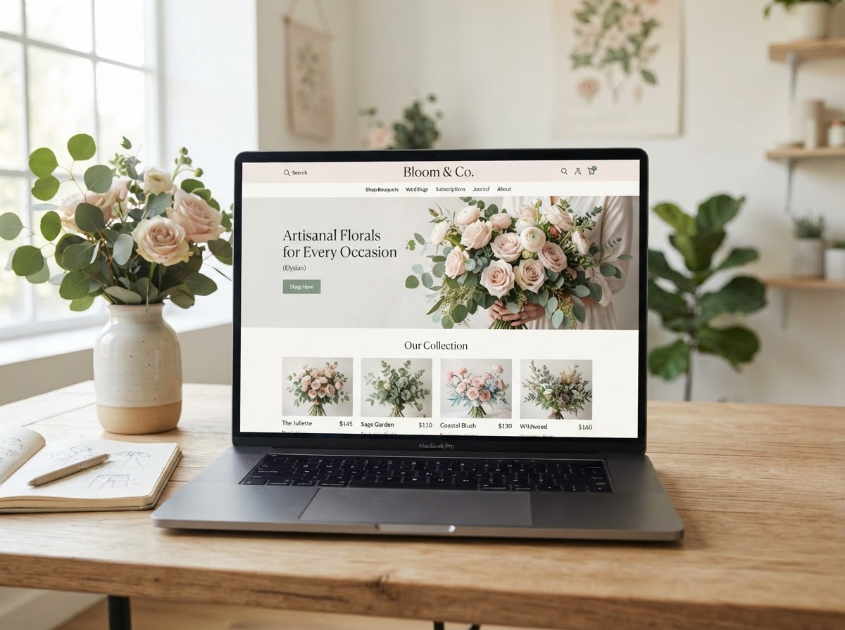 Bloom & Co. website design