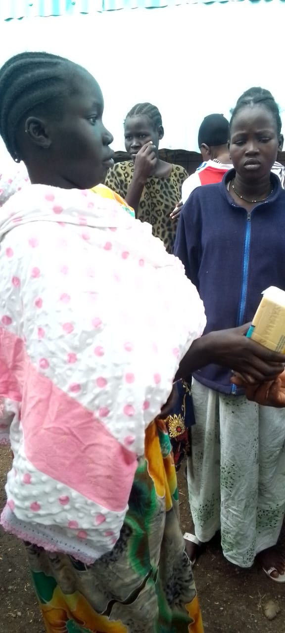 2025 Soap Drive Program Activity 3 - Distributing soap to a minor mother