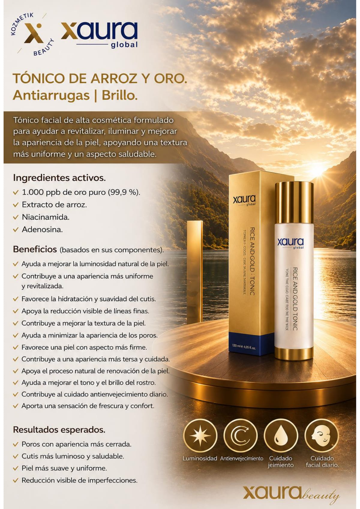 Tónico de Arroz y Oro