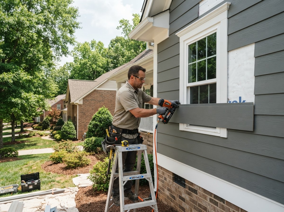Siding repair and siding replacement in Charlotte NC
