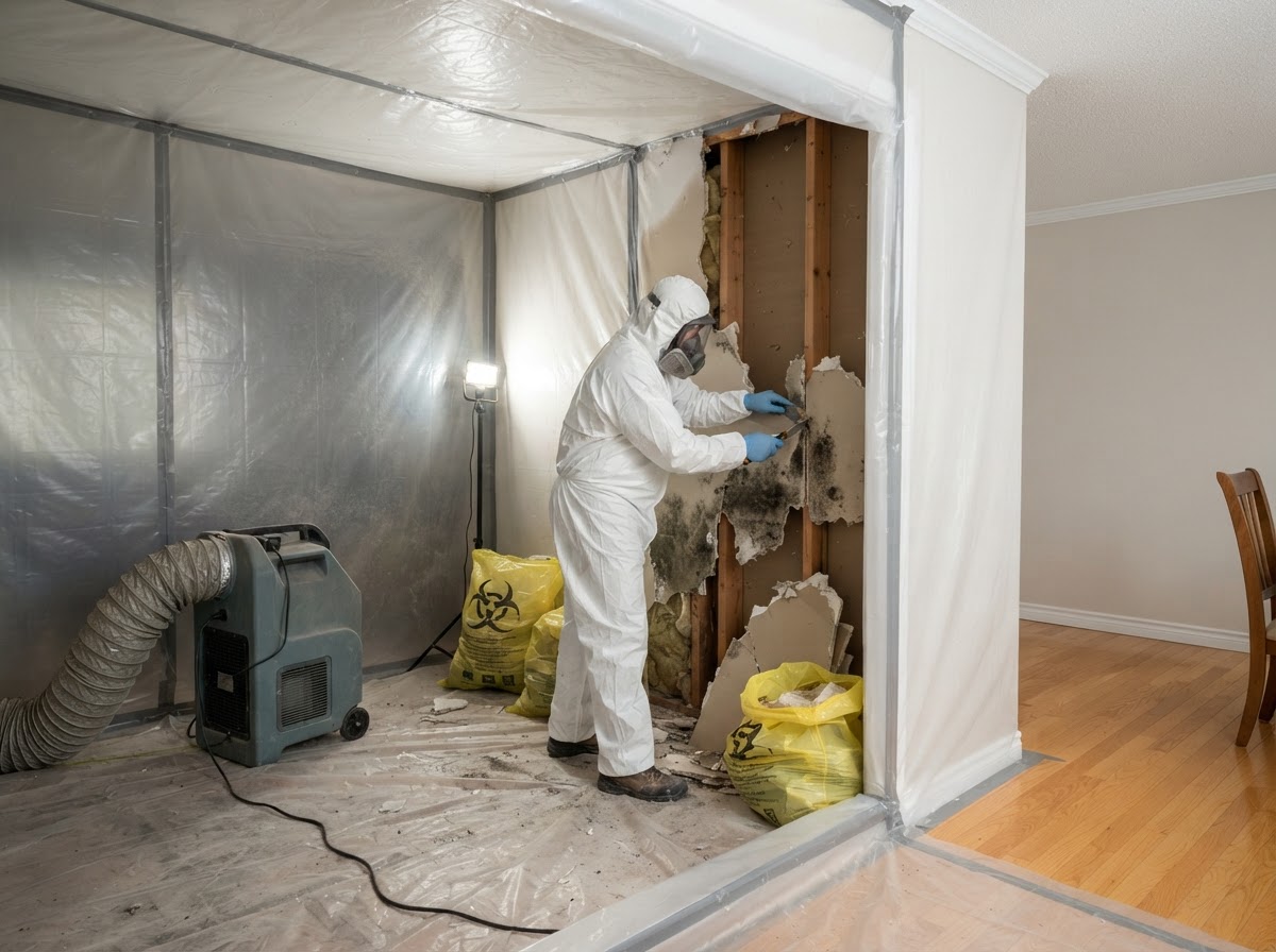Mold remediation and mold removal near Charlotte NC
