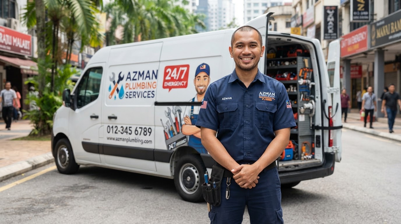 Friendly Malaysian plumber from Ipoh Plumbing Services