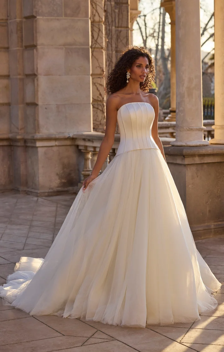Veni Infantino - Architectural Boned Corset & Sunlit Tulle Skirt