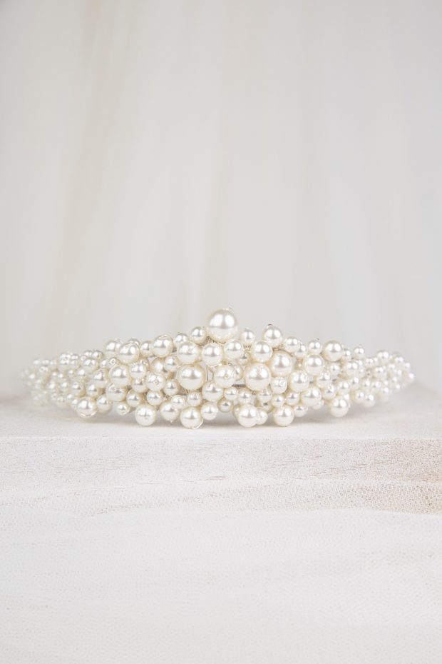 Cluster Pearl Tiara