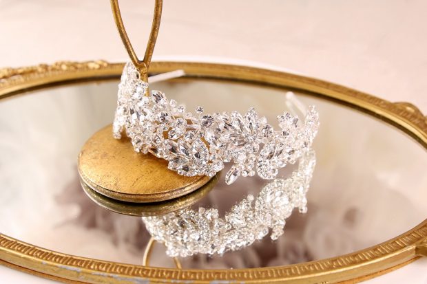 Marquise Crystal Tiara